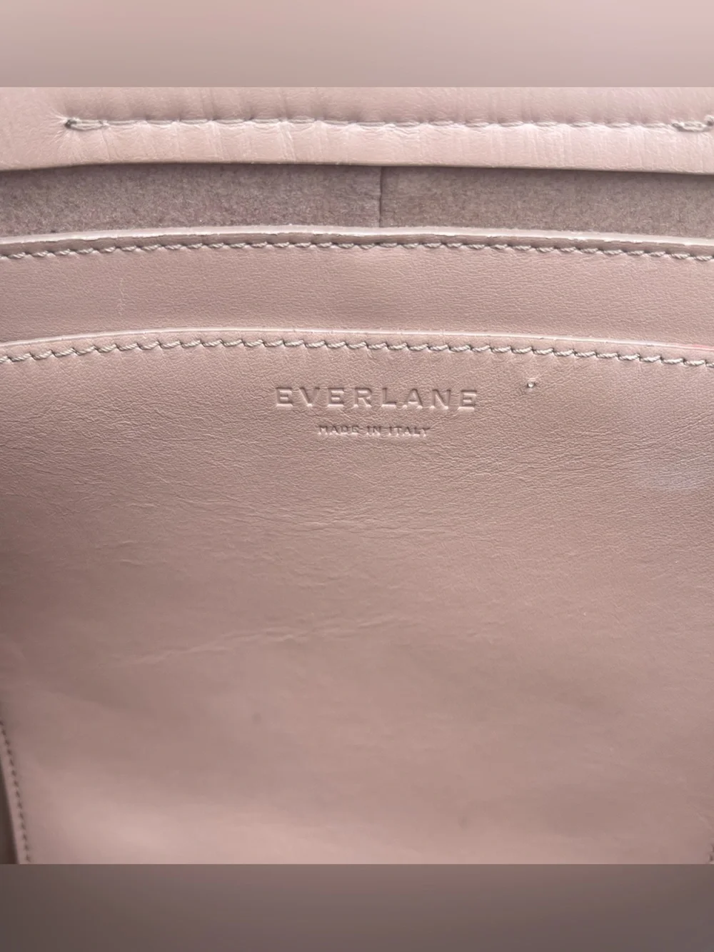 Everlane The Form Bag in Rose/Blush Leather - Made in Italy (Rare & Discontinued